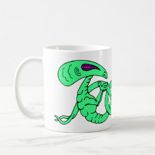 Taza De Café Aliens Entwined (Aliens and Celtic Knot)