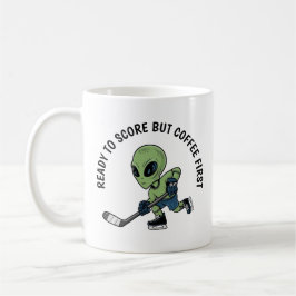 Taza De Café Aliente de hockey