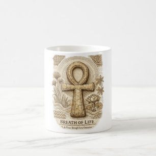 Taza De Café Aliento de Vida Ankh África Antigua