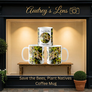Taza De Café Alimenta a las Abejas, Planta Nativas