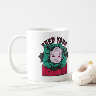 Taza De Café Alimenta tu pesadilla muñeca de terror