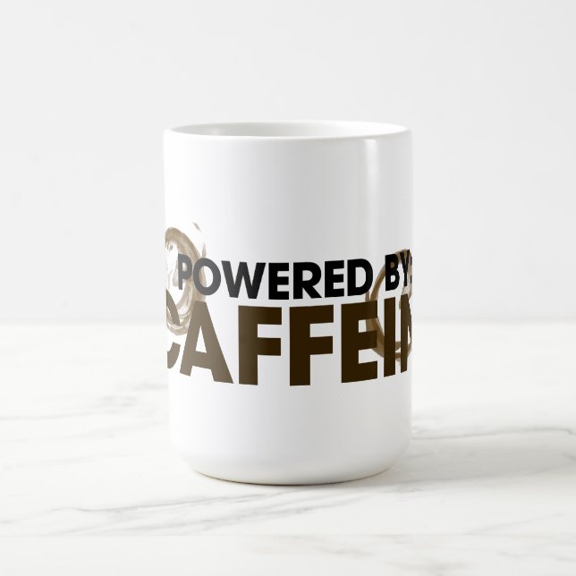 Taza De Café Alimentado por Caffeine (Centro)