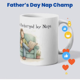 Taza De Café Alimentado por el café, cobrado por el Día del Pad