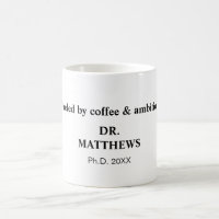 Alimentado por el café y la ambición.