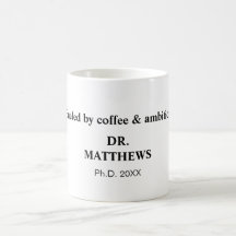 Alimentado por el café y la ambición.