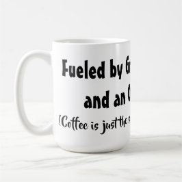 Taza De Café Alimentado por Grudges, F-Bombs y Ego sobredimensi