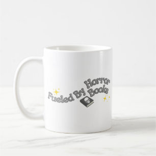 Taza De Café Alimentado Por Libros De Terror