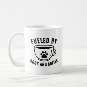 Taza De Café Alimentado Por Perros Y Café