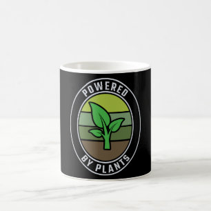 Taza De Café Alimentado por plantas Vegetarianas