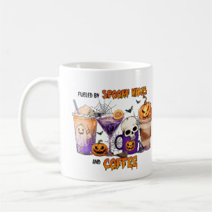 Taza De Café Alimentado por Spooky Vibes café bebe diversión de