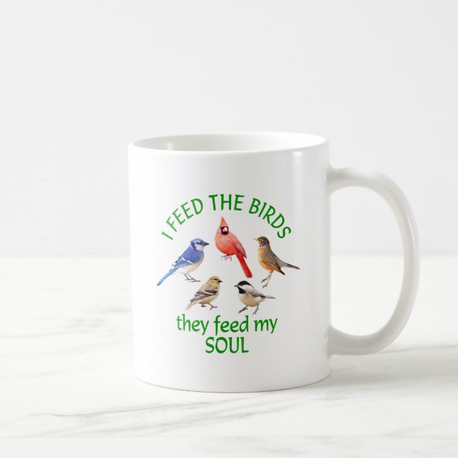 TAZA DE CAFÉ ALIMENTADOR DEL PÁJARO (Derecha)