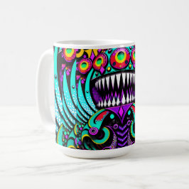Taza De Café Alimentando las guerras del arte - Ken Gage Art