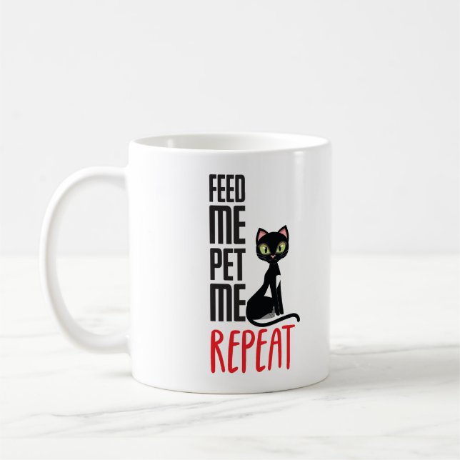 Taza De Café Alimentarme, Mascota (Izquierda)