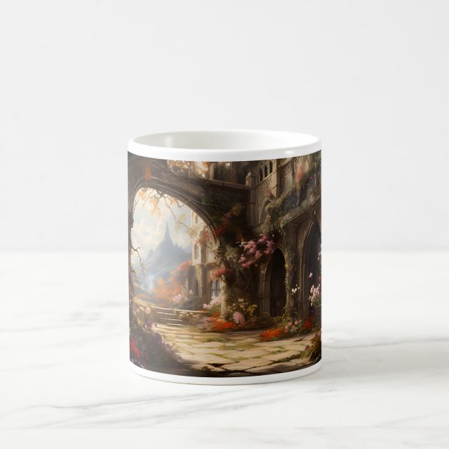 Taza De Café Alimenten su imaginación con fantasía (Centro)