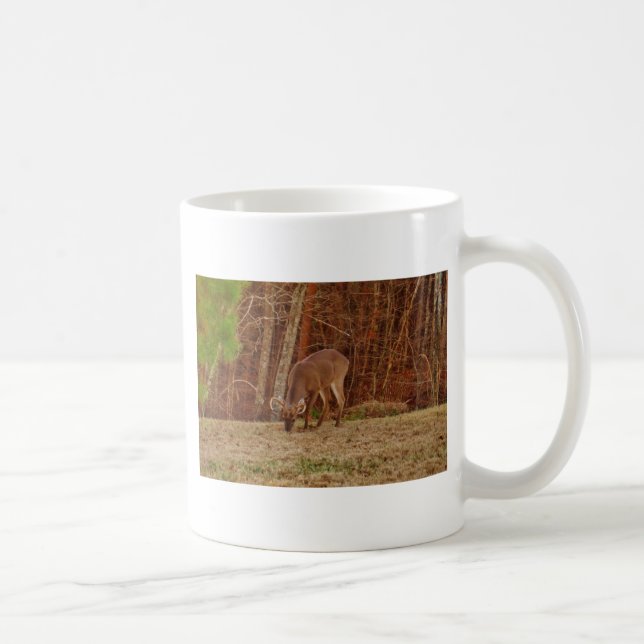 Taza De Café Alimento de ciervos de buck de camuflaje rojo (Derecha)