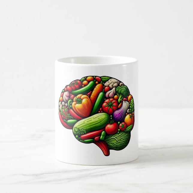 Taza De Café Alimentos cerebrales (Centro)