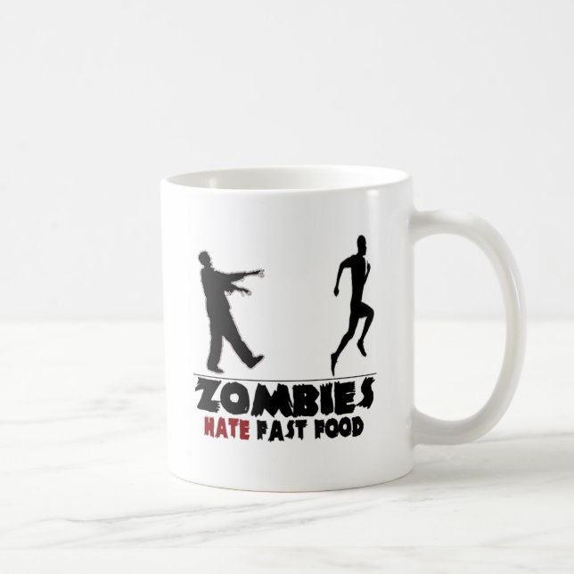 Taza De Café Alimentos de preparación rápida de los zombis (Derecha)