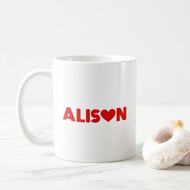 Taza De Café Alison Love (Con donut)