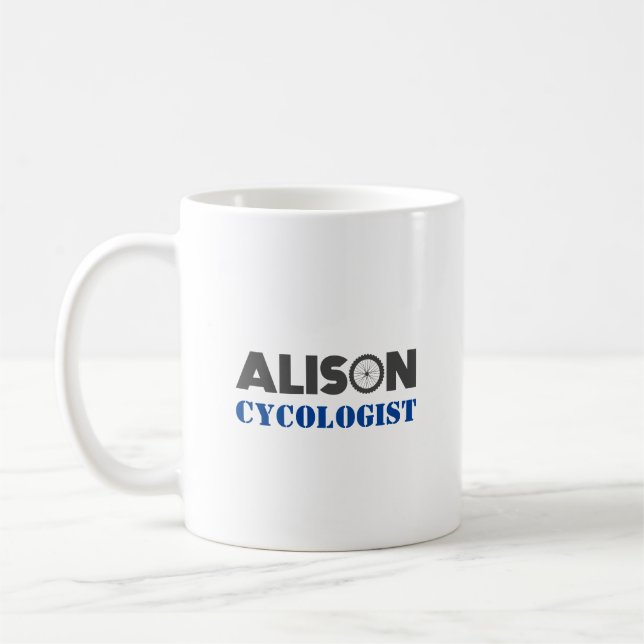 Taza De Café Alison Mountain Biker (Izquierda)
