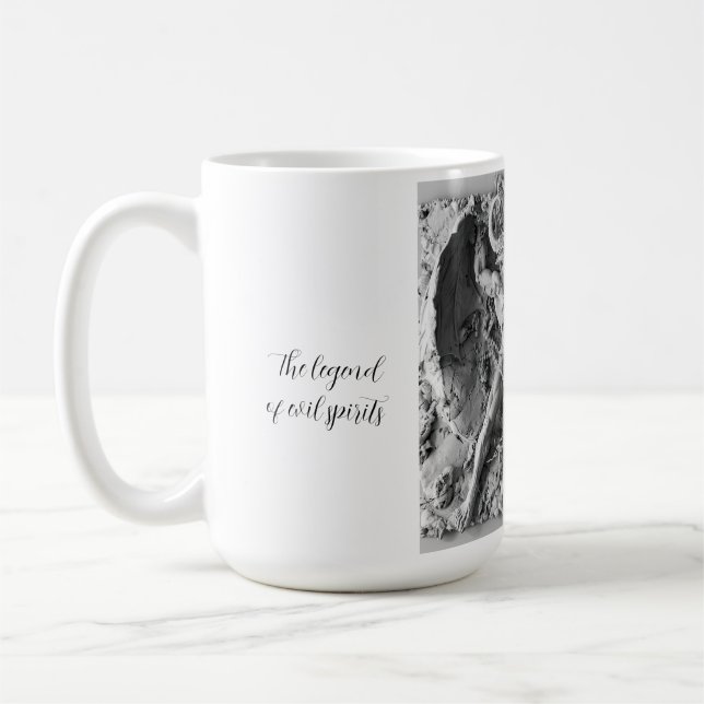 Taza De Café Alivio de la malvada leyenda fantasma (Izquierda)