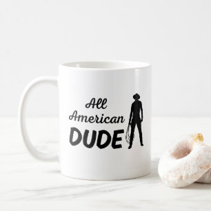 Taza De Café All American Dude 4 de julio América
