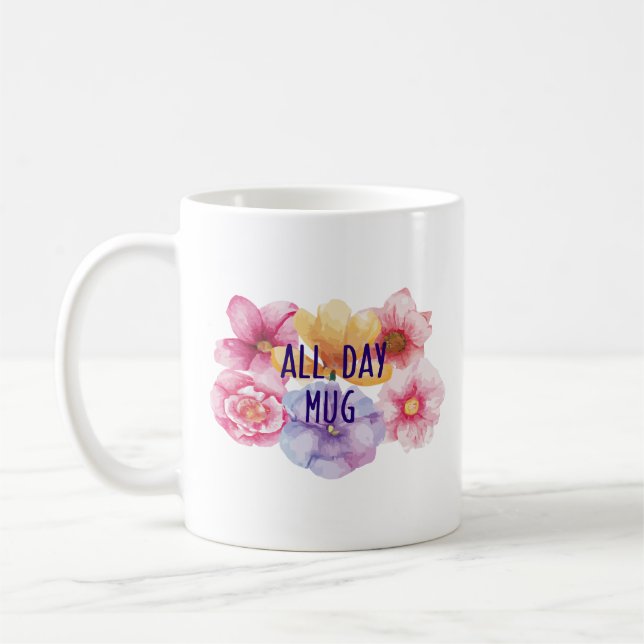 Taza De Café All Day Mug – Blumenliebe im Everyday-Stil (Izquierda)