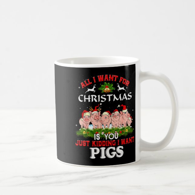 Taza De Café All I Want For Christmas Is A G Ugly Sweater  (Derecha)