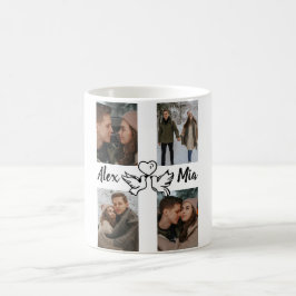 Taza De Café All Our Moments – Personalized Couple Photo Mug