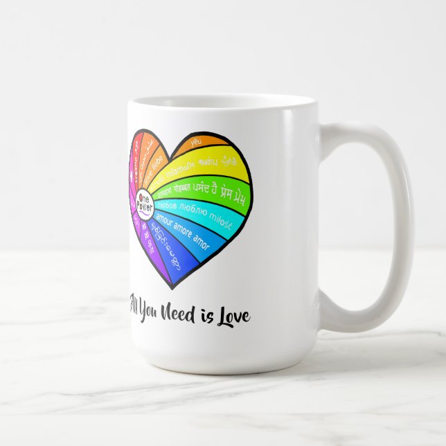 Taza De Café All You Need is Love (Derecha)