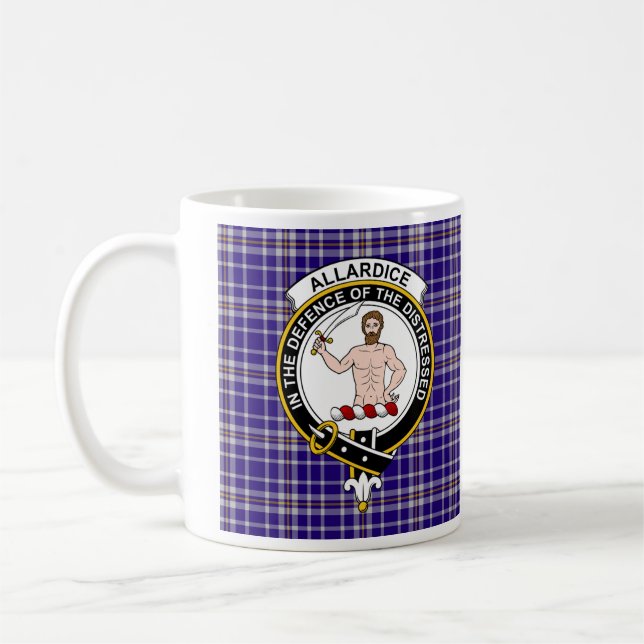 Taza De Café Allardice Clan Badge Coffee Mug - tamaño 11oz (Izquierda)