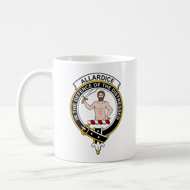 Taza De Café Allardice Tartan Coffee Mug - tamaño 11oz (Izquierda)