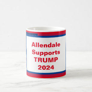Taza De Café Allendale Admite TRUMP 2024