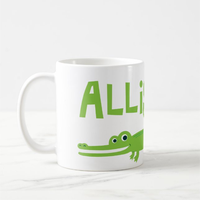 Taza De Café Alligador (Izquierda)