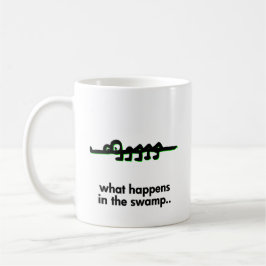 Taza De Café Alligador qué pasa en la ciénaga