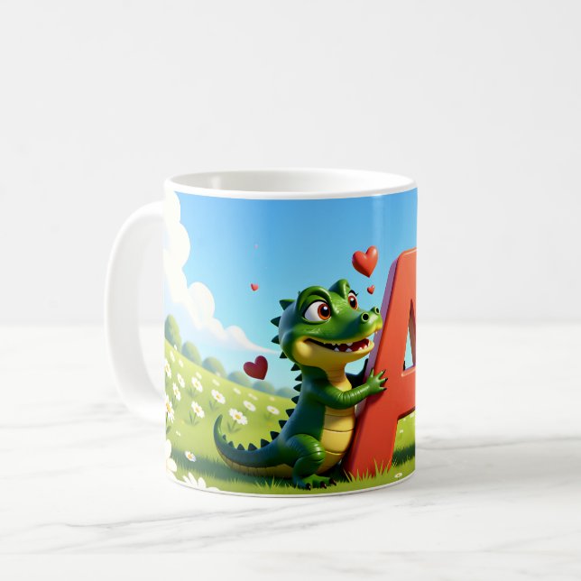 Taza De Café Alligator Andy Mug – A with love (Anverso izquierdo)