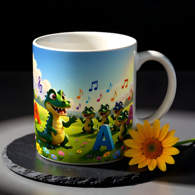 Taza De Café Alligator Andy Mug – Travel Diary & Alphabet (Subido por el creador)