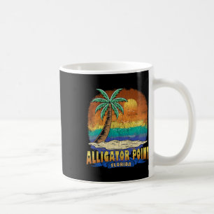 Taza De Café Alligator Point Florida Vintage Molesto Souveni