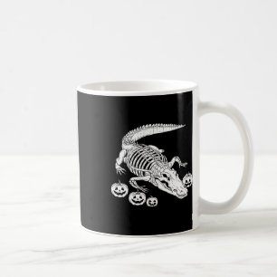 Taza De Café Alligator Skeleton Birthday Halloween Halloween Mu