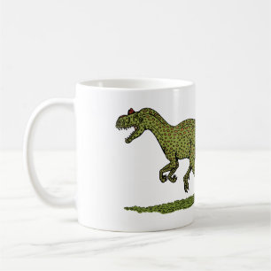 Taza De Café Allosauro de dinosaurio Jurásico