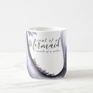 Taza De Café Alma de soltera de marinero para sirvientas   LILA