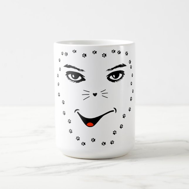 Taza De Café "Alma felina, mirada humana - artístico (Centro)