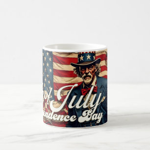 Taza De Café Alma orgullosa del 4 de julio