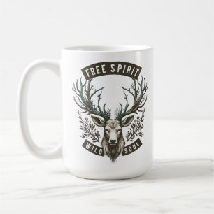 Taza De Café Alma salvaje de espíritu libre - Arte místico de l