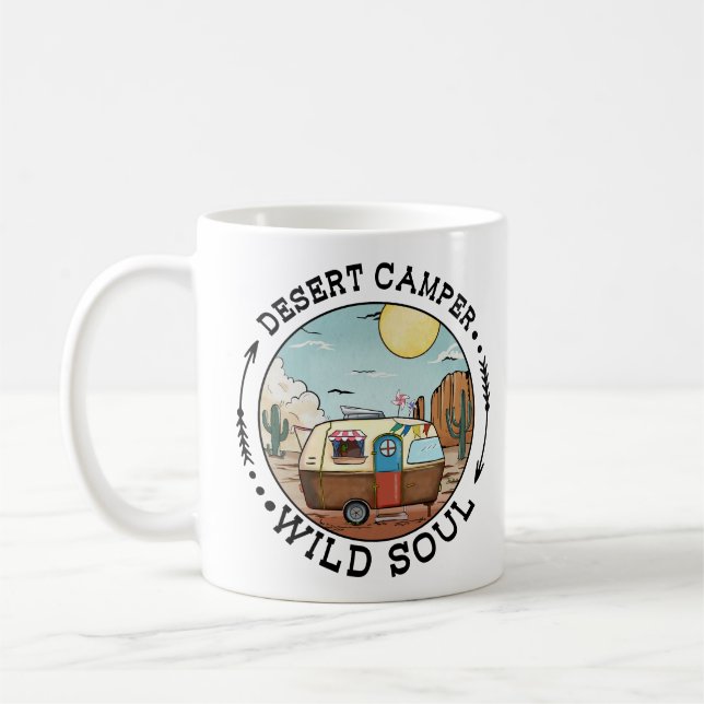 Taza De Café Alma salvaje del Camper del desierto (Izquierda)