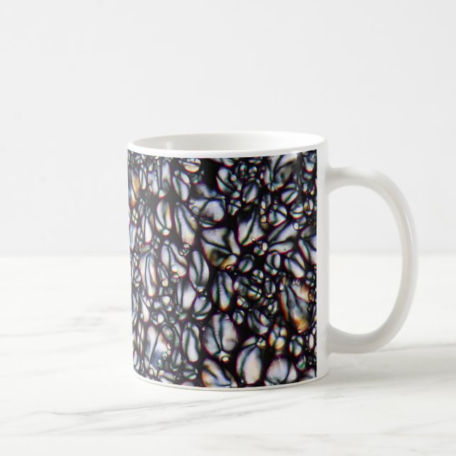 Taza De Café Almidón de patata debajo del microscopio (Derecha)