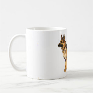 Taza De Café Almohada de lanzamiento de doble cara de pastor al