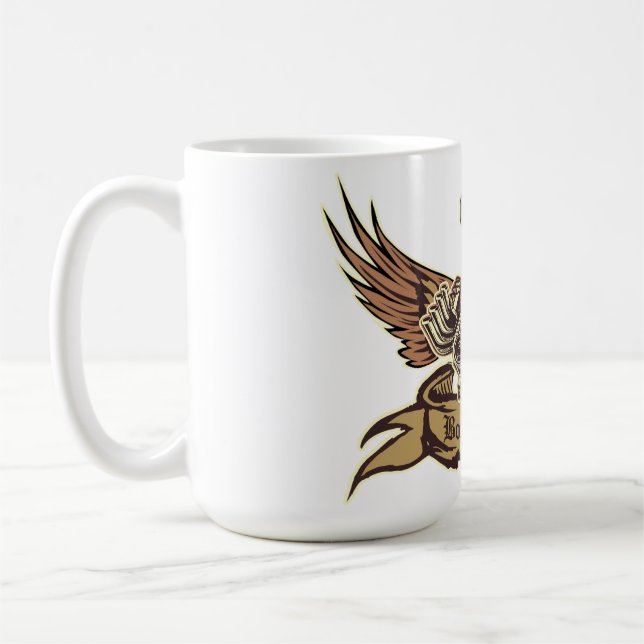 Taza De Café almohada de lanzamiento del motor del personalizad (Izquierda)