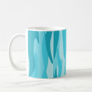 Taza De Café Almohada decorativa de camuflaje abstracto de tono
