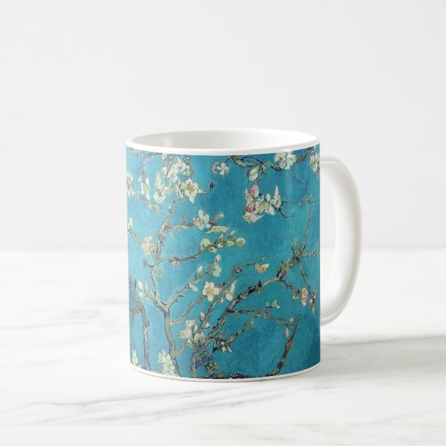 Taza De Café Almond Blossoms Van Gogh Famosa Pintura (Anverso derecho)