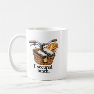 Taza De Café Almuerzo Asegurado Sándwich Divertido de Ciclismo